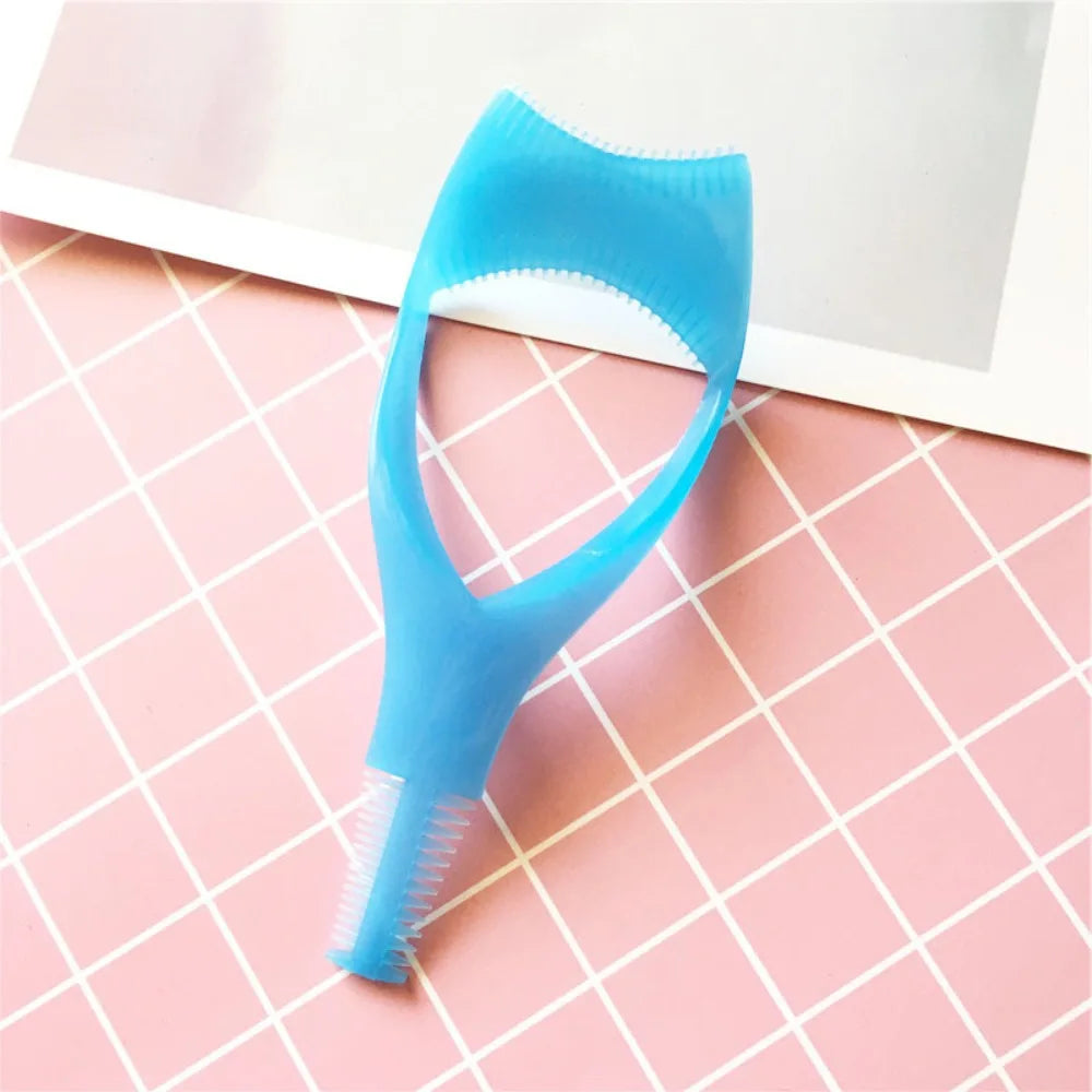 Eyeliner Assistant 3-In-1 Eyelash Comb Template Protect Eyes Crystal Mascara Shield Guide Cosmetic 3 In1 Eyelashes Tools