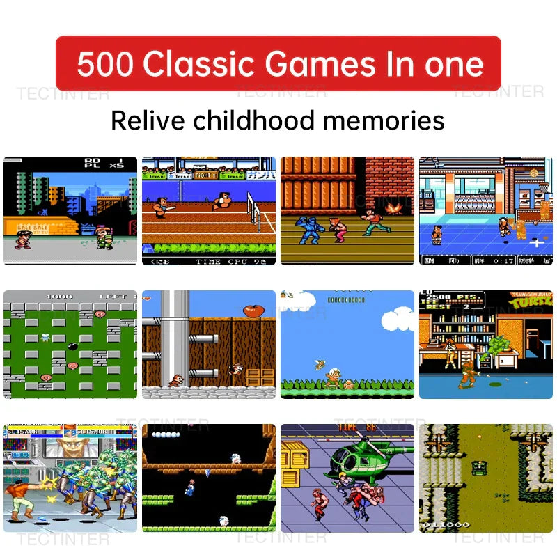Retro Portable Mini Handheld Video Game Console with 500 Games-2