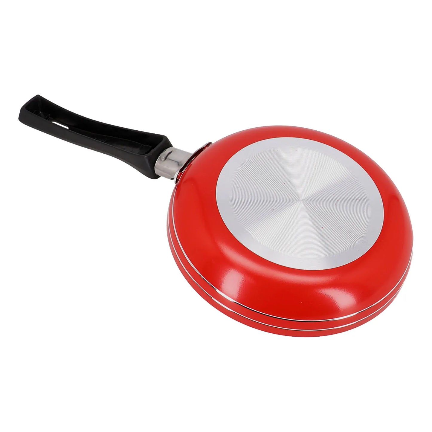 1 Pcs Frying Pan 18CM Frying Pan Non-Stick Steel Frypan Pot Saucepan Random Color For Cookware Kitchen Dining Bar