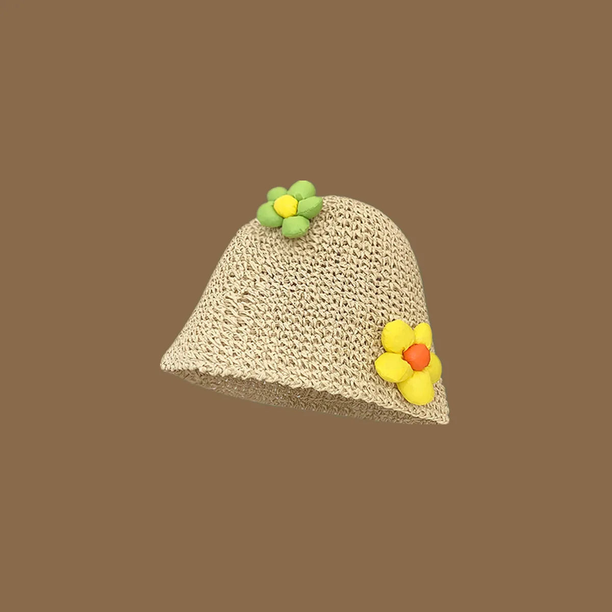 Korean Handmade Straw Hat For Women, Japanese Small fresh Sunshade Hat For Spring And Summer Outings, Sunscreen Hat