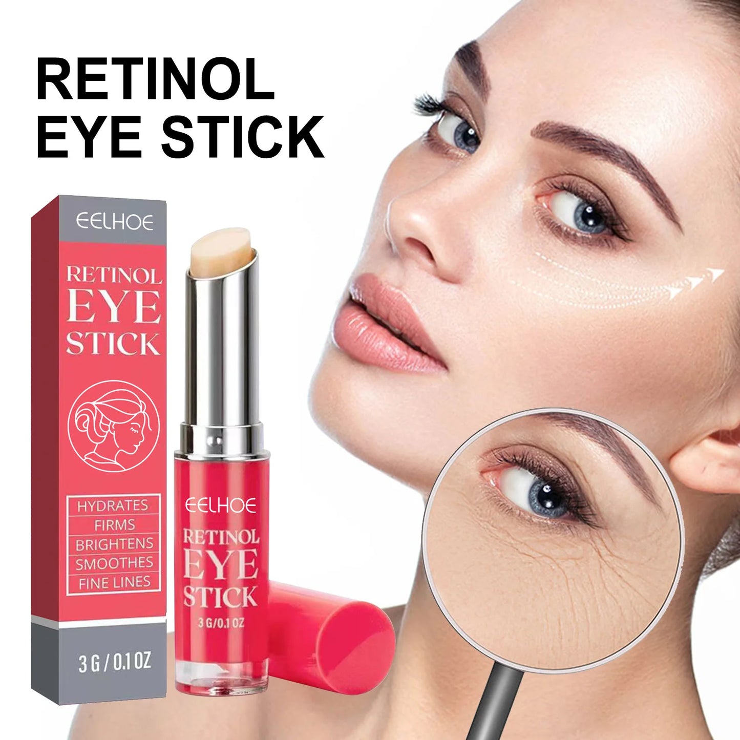 1/2/3Box Retinol Eye Cream Enhances Skin Elasticity Relieves Dark Circle Essence Liquid for Female Eye Care Mild Non Irritating