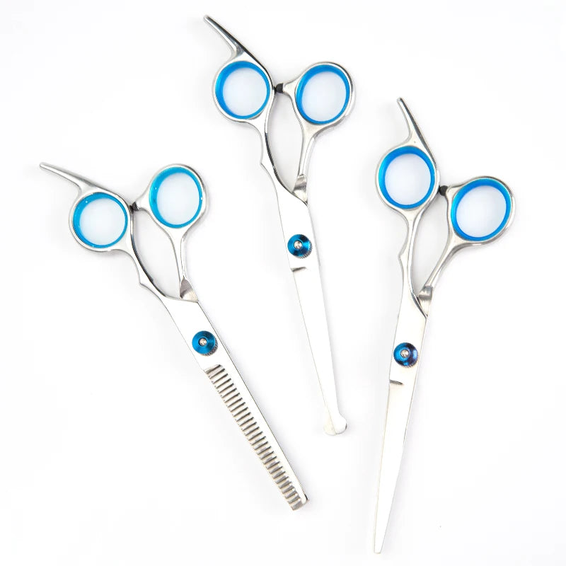3 Styles Barber Scissors Hairdressing Tool for Cutting Hair Stainless Steel Barbershop Accessories Home Salon Haircut Tools