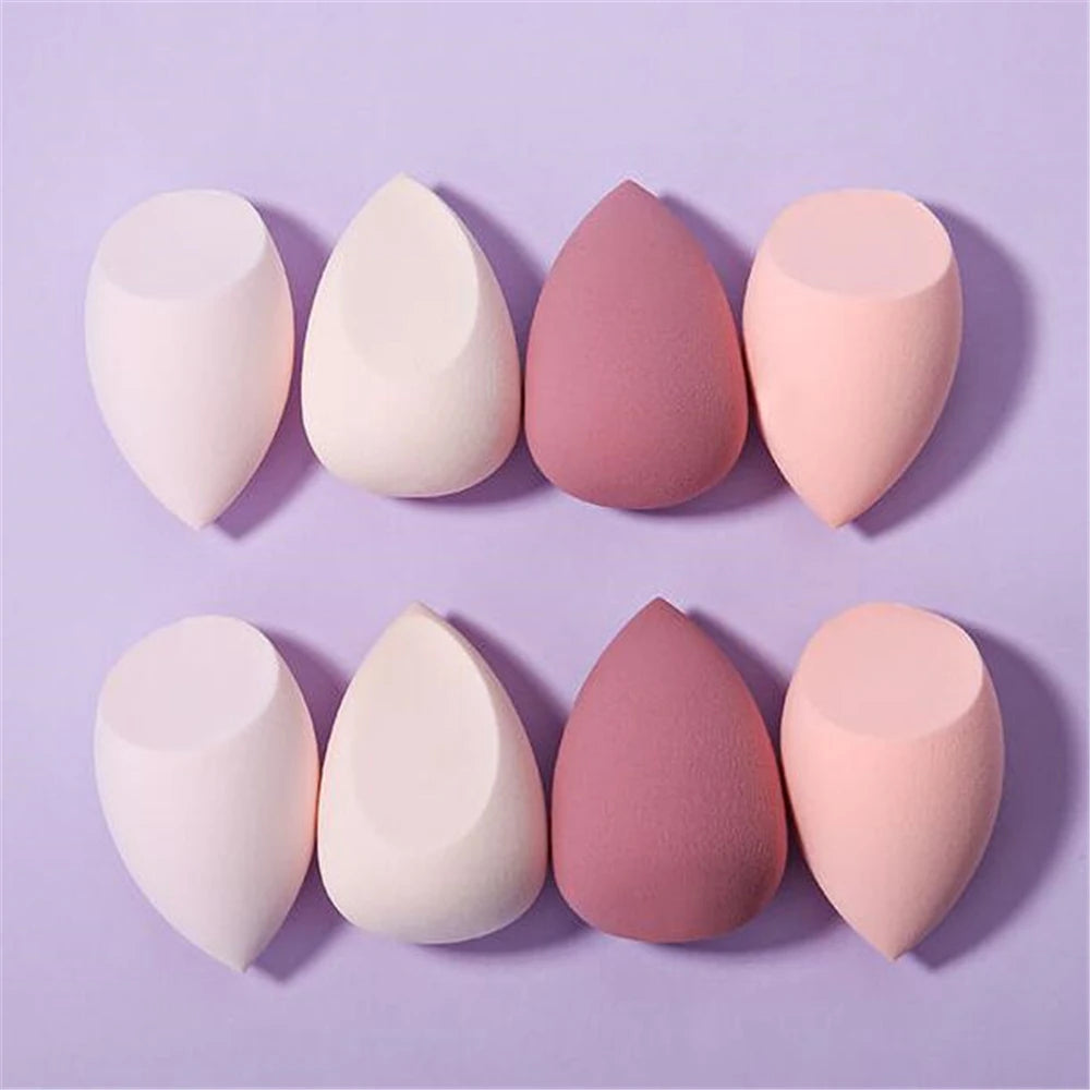 4pcs/bag Fashion Make up Blender Cosmetic Puff Makeup Sponge Foundation Powder Sponge Beauty Tool Makeup Tool Accessories
