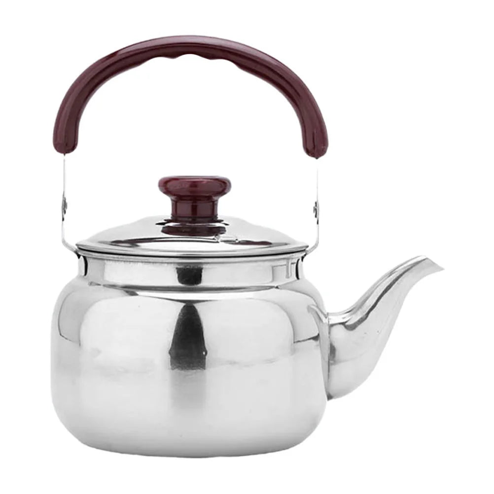 05L 1L Stainless Steel Tea Kettle Boiling Kettle Camping Coffee Pot Water Heater Teapot Kitchen Electric Kettle Thermal Pitcher