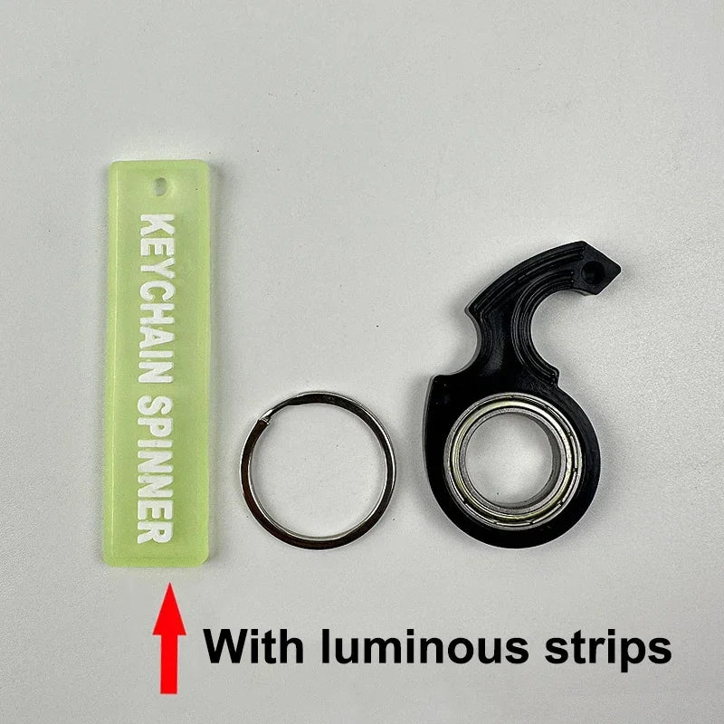 Spinner Stress Toy Keychain Fidget Ring-8