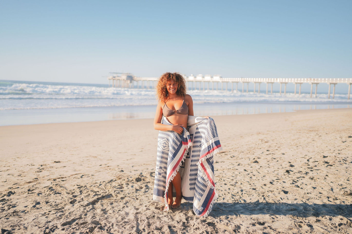 AZTEC TURKISH COTTON THROW-4