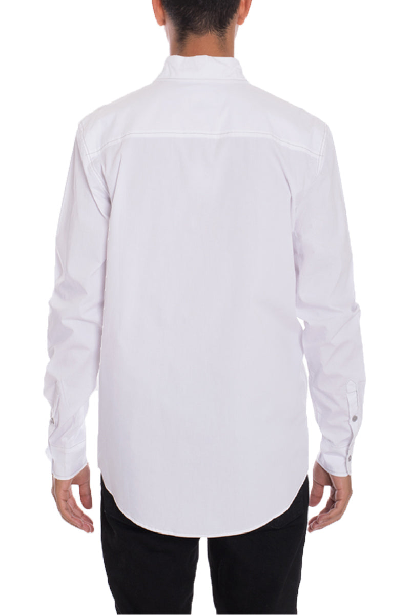 Weiv Long Sleeve Shirts White-2