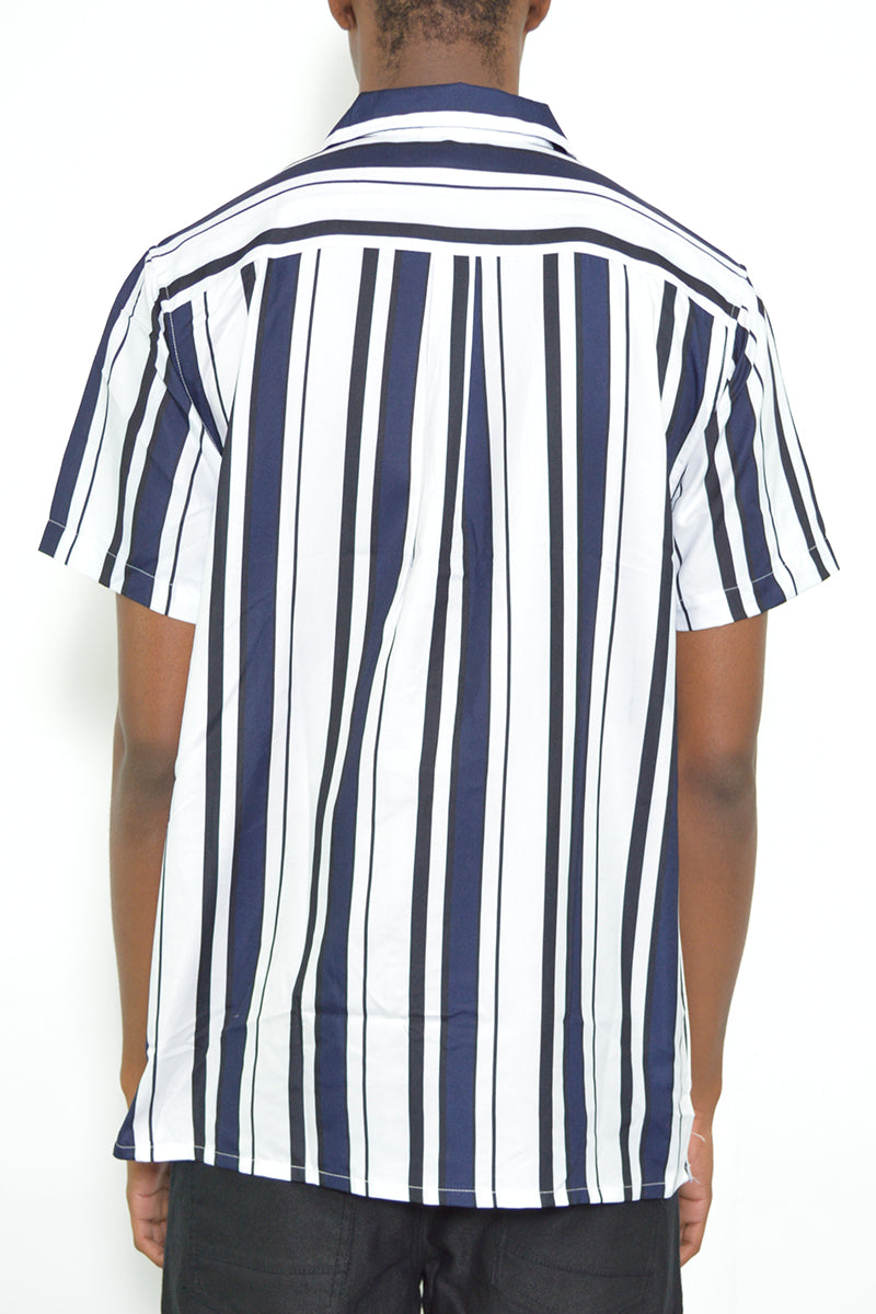 Caffery Striped Print Shirt-1