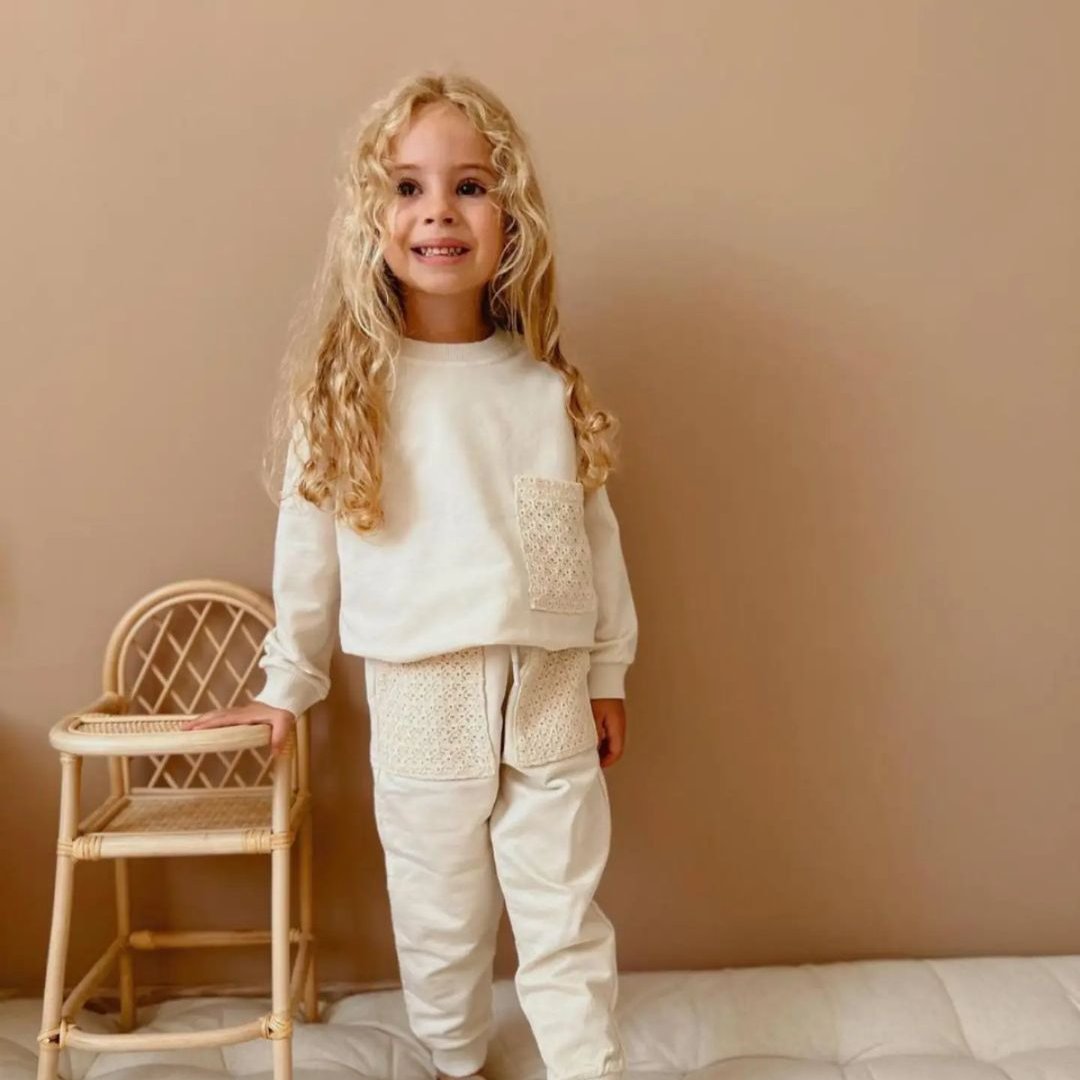 Fancy Lace Girls Stylish Set-1