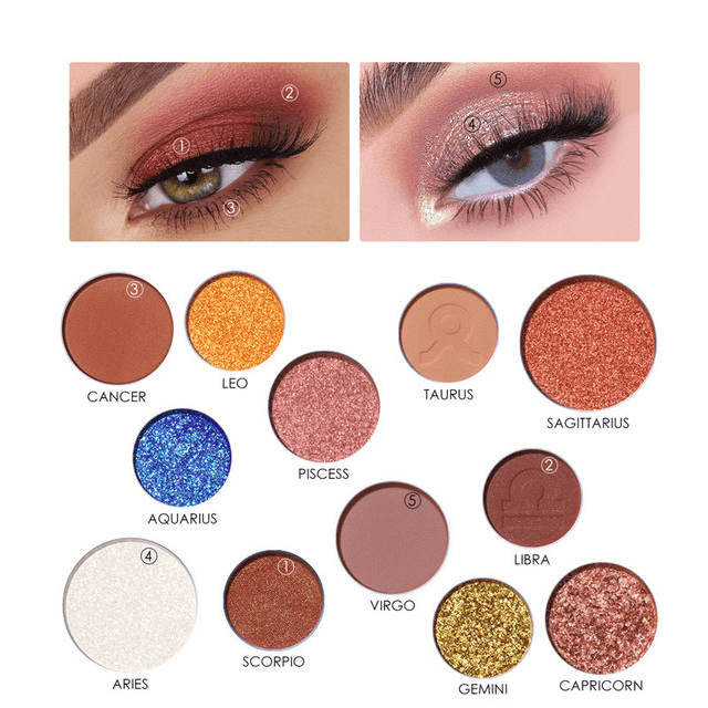 Zodiac-Inspired Eyeshadow Palette-1