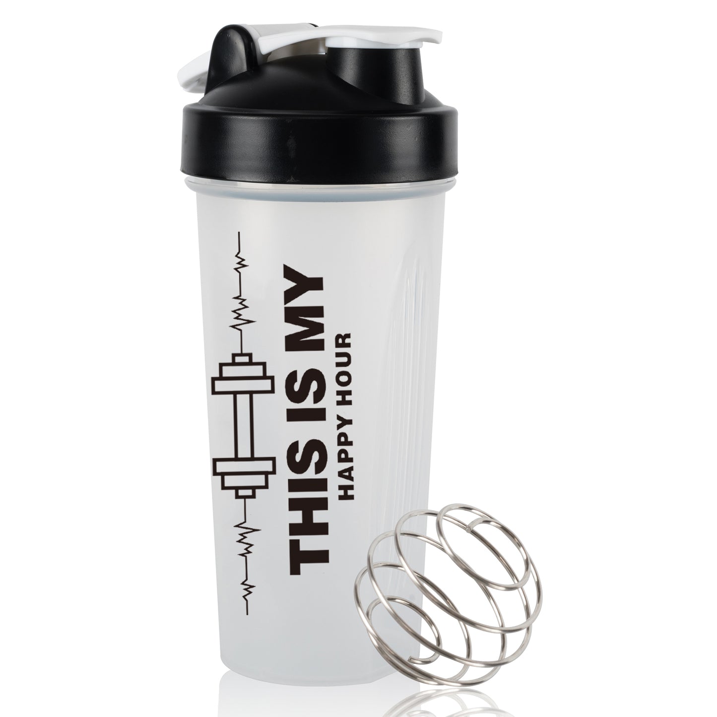 20.29oz Leak-Proof Protein Shaker Bottle for Smoothies and Fitness, BPA-Free Blender Cup for Sports and Gym Workouts