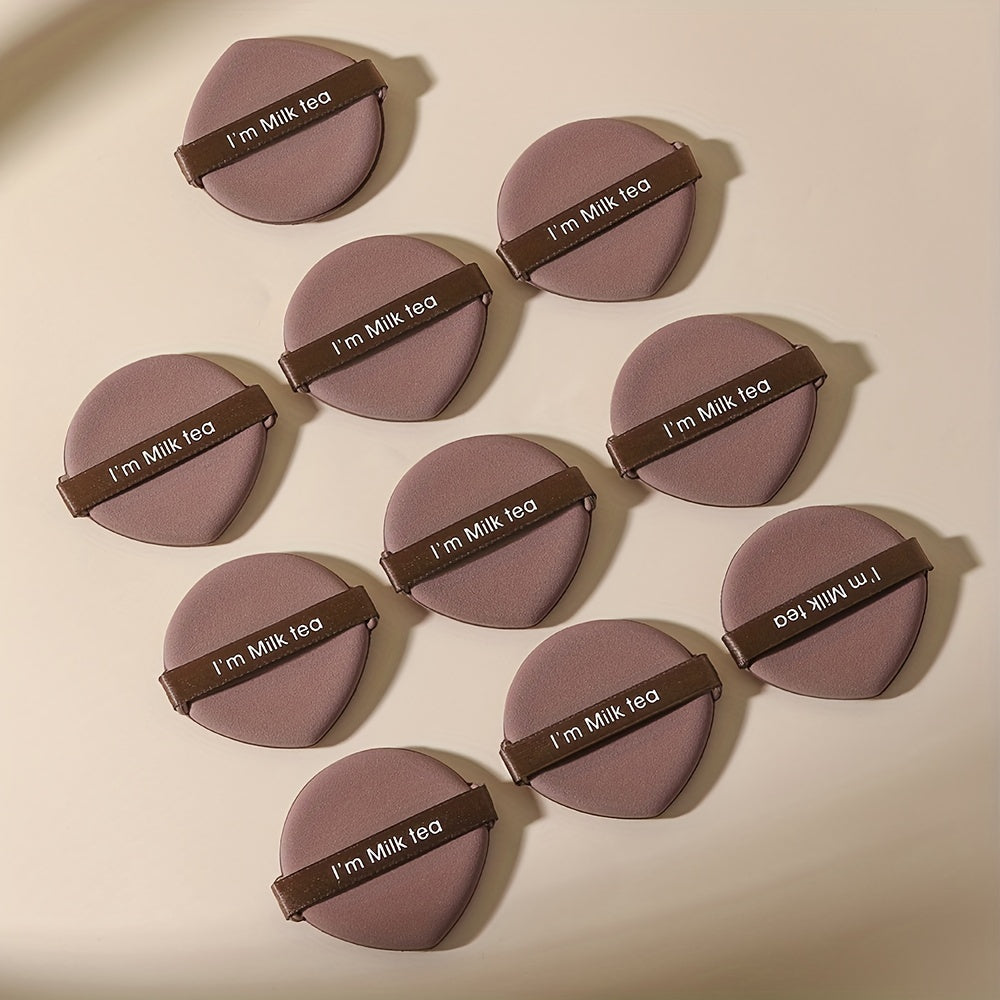 10 Pcs Air Cushion Powder Puff Makeup Sponge Wet And Dry Use Ultra Soft Facial Makeup Tool