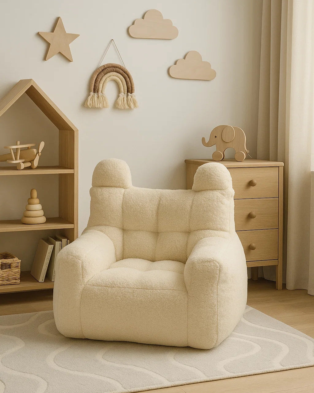 Bear Shaped Lazy Sofa Bean Bag-0
