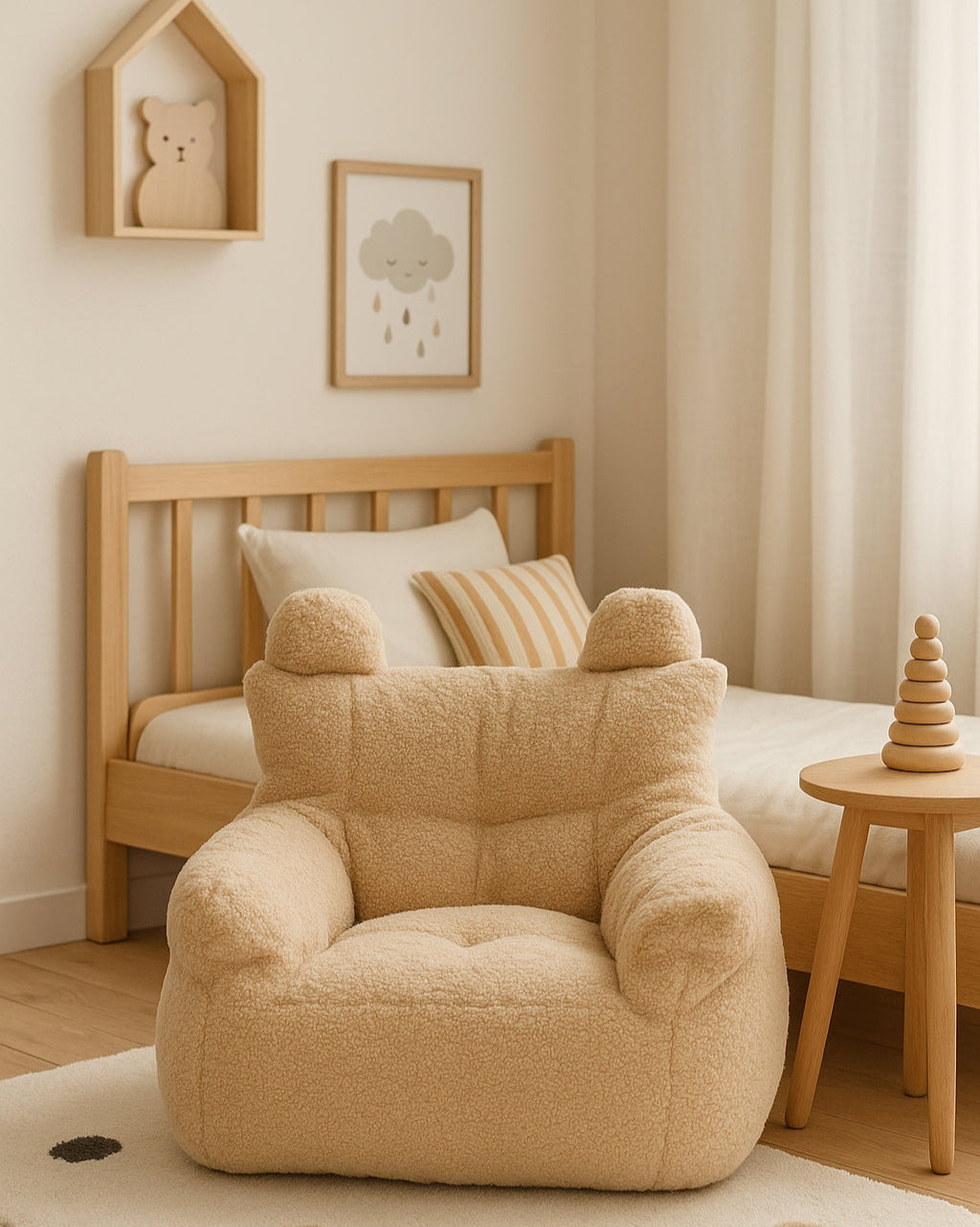 Bear Shaped Lazy Sofa Bean Bag-5