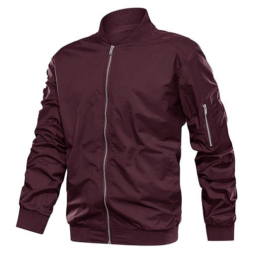 Autumn Men's Lightweight Bomber Jacket Coat Mens Spring Casual Jackets Students Baseball Style Coats Outerwear Boys-9