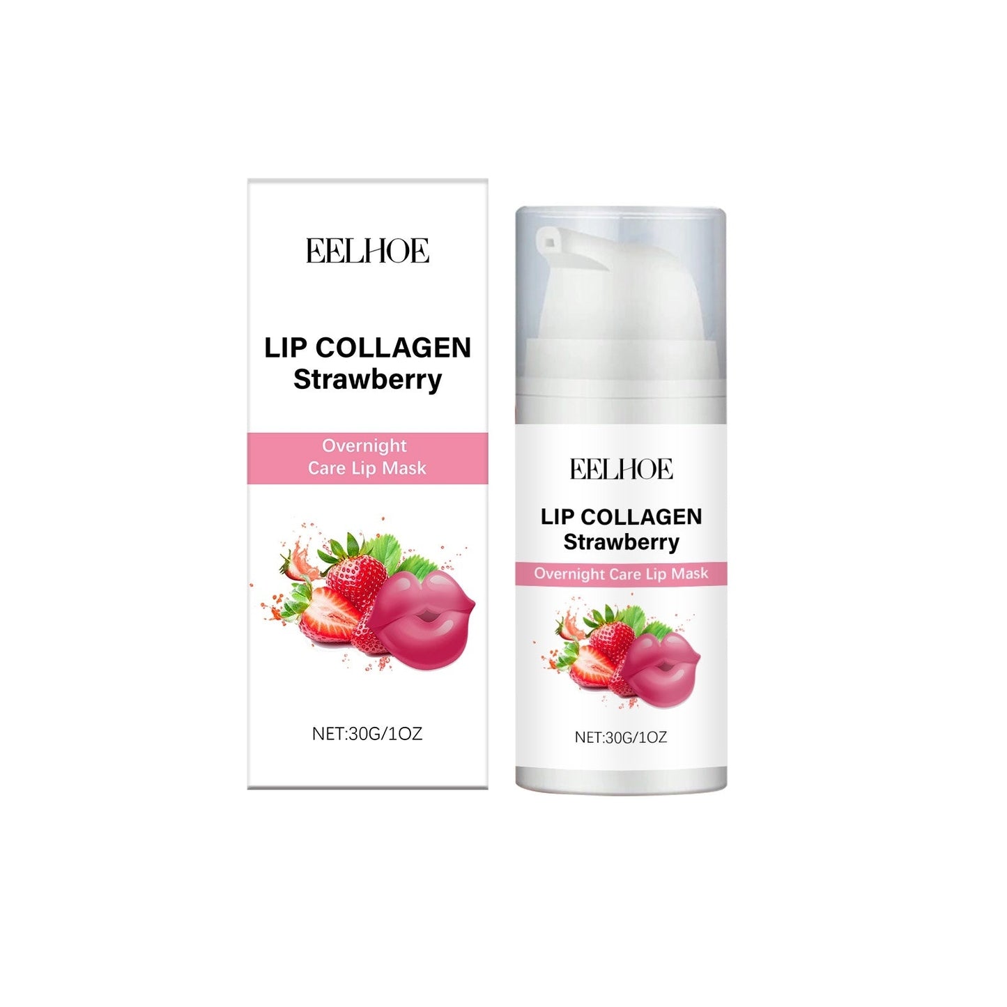 Strawberry Moisturizing Sleeping Lip Mask-1