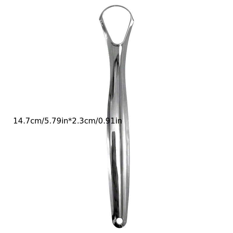 Tongue Scraper, Halitosis Reduction, Stainless Steel Tongue Cleaner, Metal Scraper, Tongue Scraper Cleaner For Fresh Breath