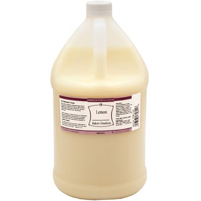 Lemon Bakery Emulsion - 4 oz. - 16 oz. - 1 Gallon - 5 Gallons - Bakery Emulsions Canada-2