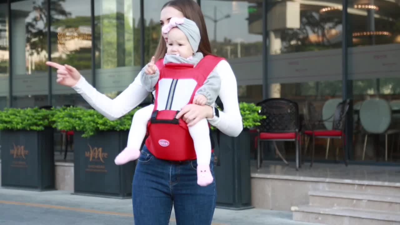 Ergonomic Hipseat Carrier - Portable Backpack for Babywearing, Perfect for Halloween, Thanksgiving, and Christmas Gifts