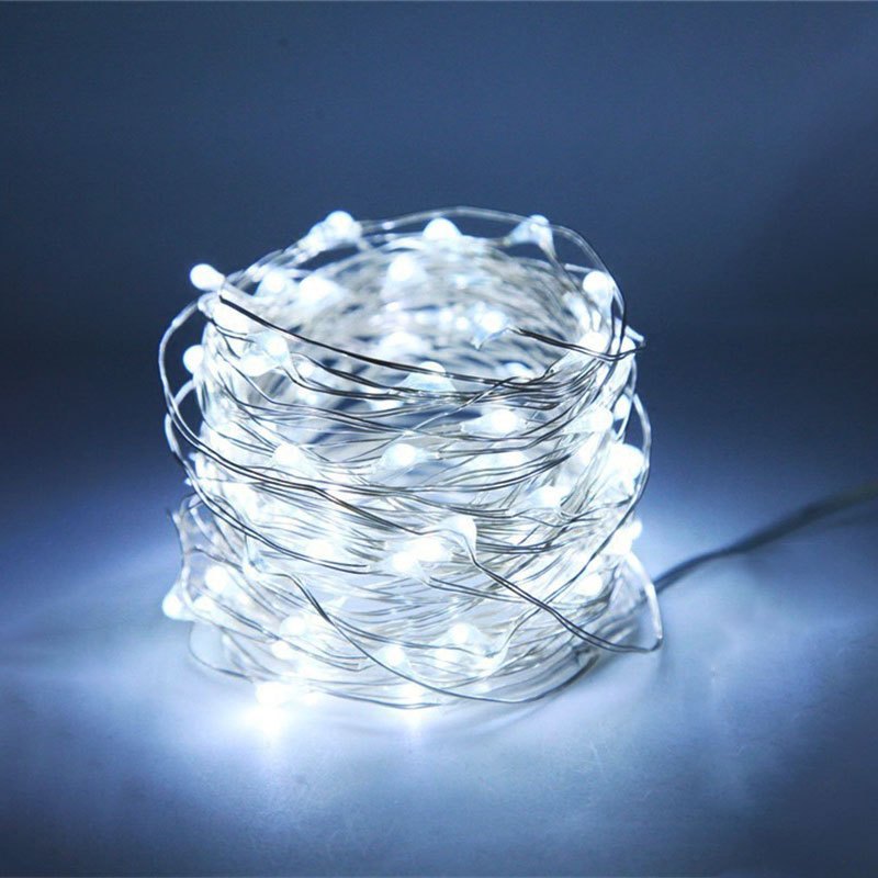 1pc Creative String Lights For Bedroom, Party, Wedding, For Outdoor Camping Hiking, Christmas Halloween Decoration, Lights 1m10/2m20/3m30/5m50/10m100LED, Gifts For Mom, Mother's Day, Ramadan Valentine's Day Decoration
