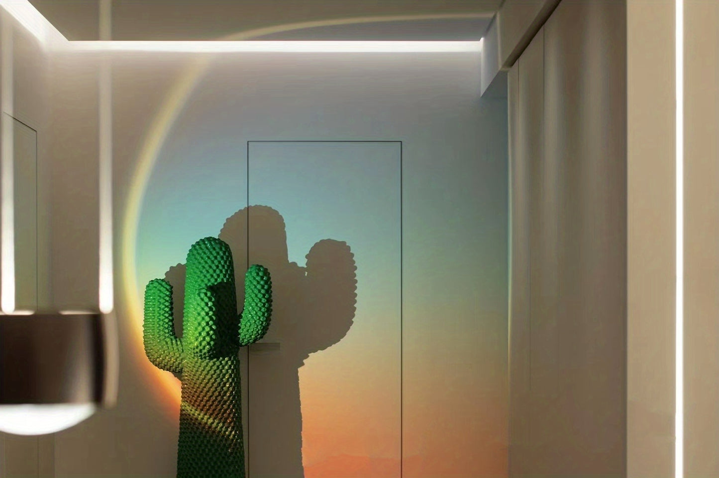 Small Sunset Atmosphere Lamp - Bedside Night Light for Bedroom - Christmas Decoration