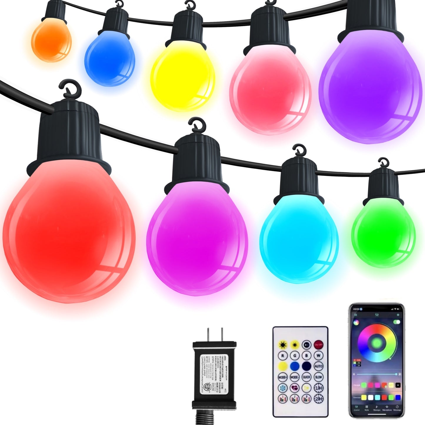 Birthday Outdoor Courtyard Wedding Party Decoration Smart Remote Control