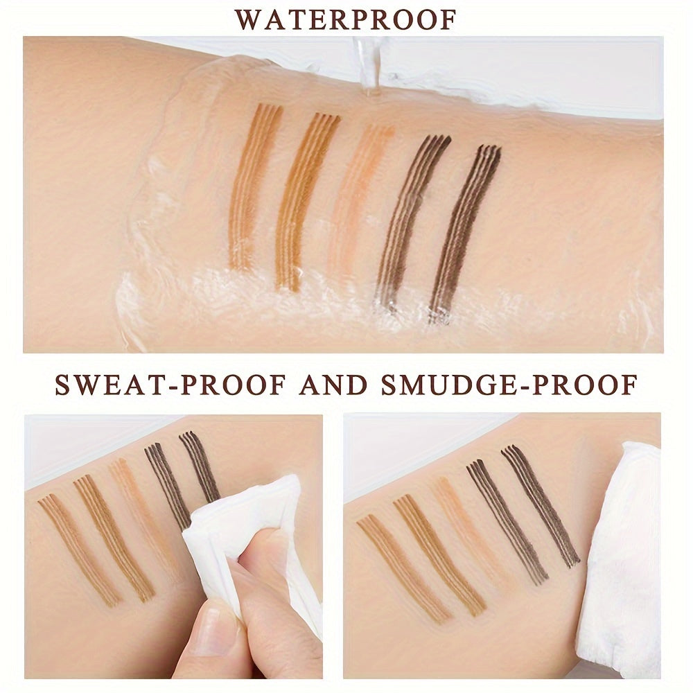 Waterproof Microblading Eyebrow Tattoo Pen with Micro-Fork Tip Applicator - Long Lasting, Natural Looking Eyebrow Makeup - Perfect Gift for Women