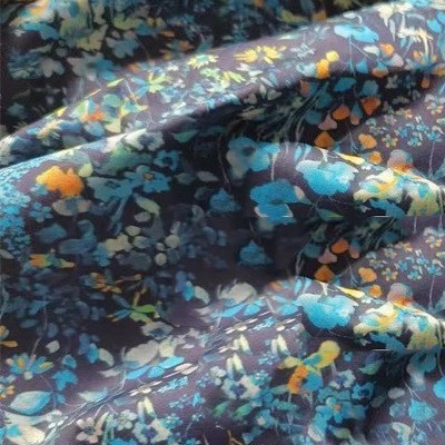 Elastic Poplin Plant Flower Series Cotton Fabric