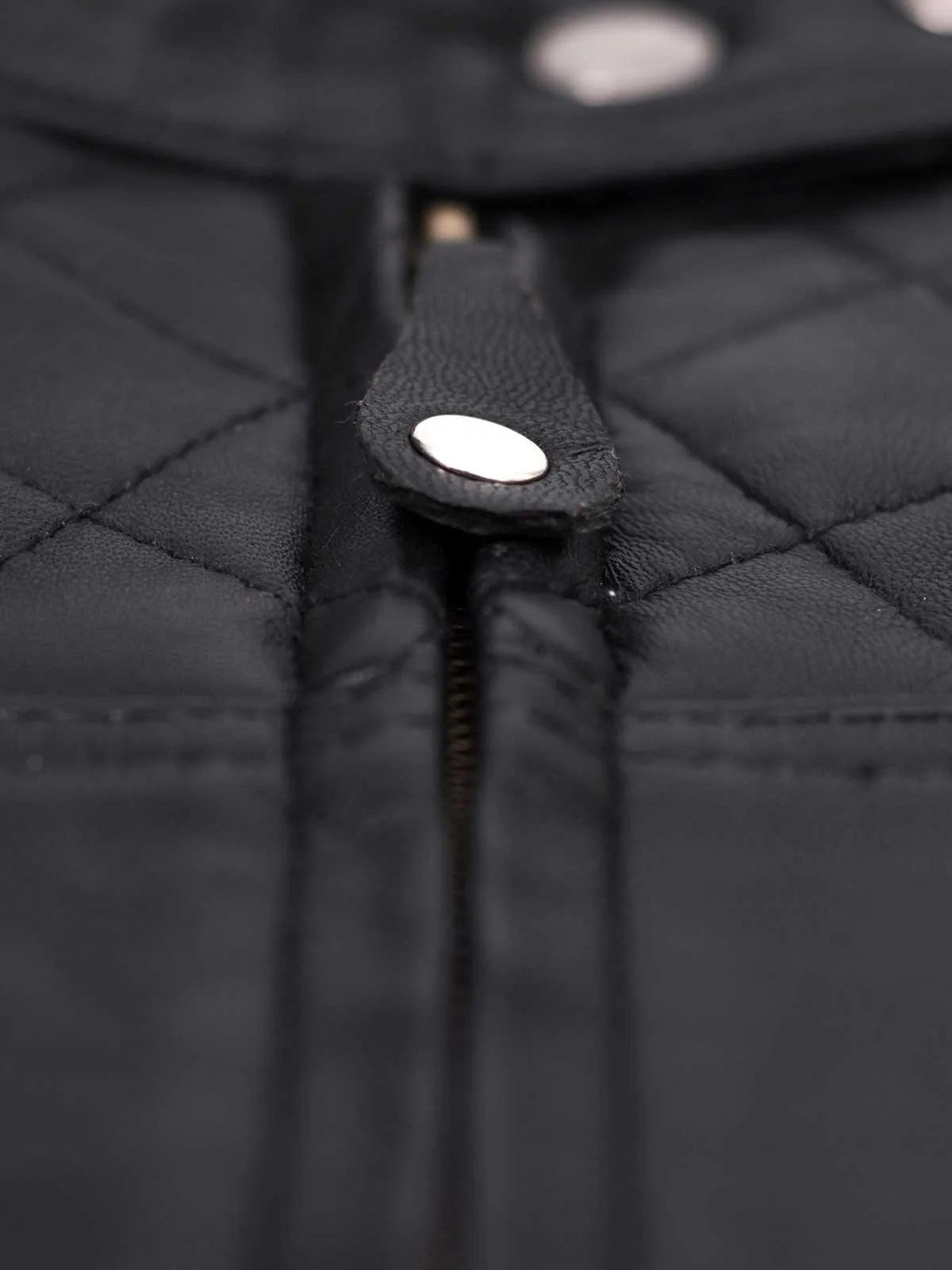 Cafe Racer Leather Jacket-5