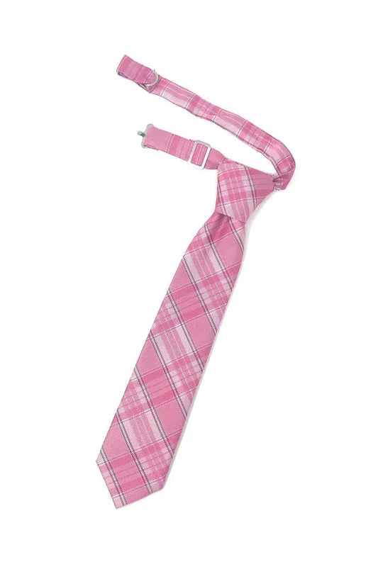 Madison Plaid Kids Necktie-3