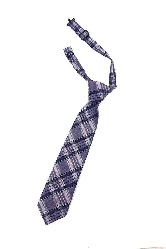Madison Plaid Kids Necktie-4