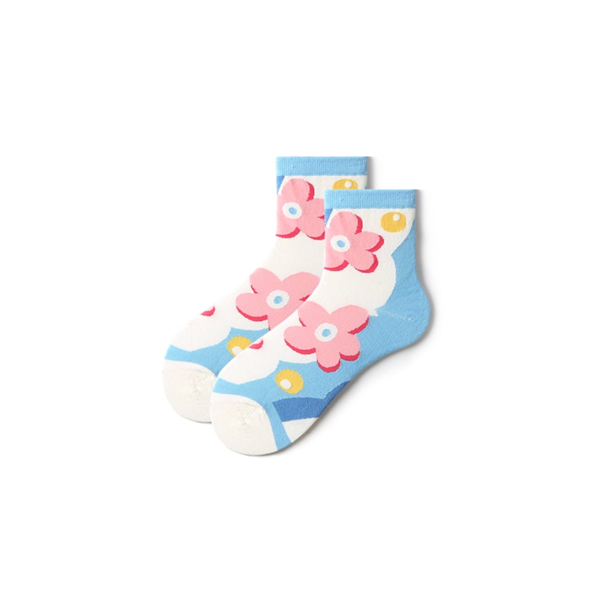 Cartoon Animals Summer Women 5pcs Low Cut Socks Set-1