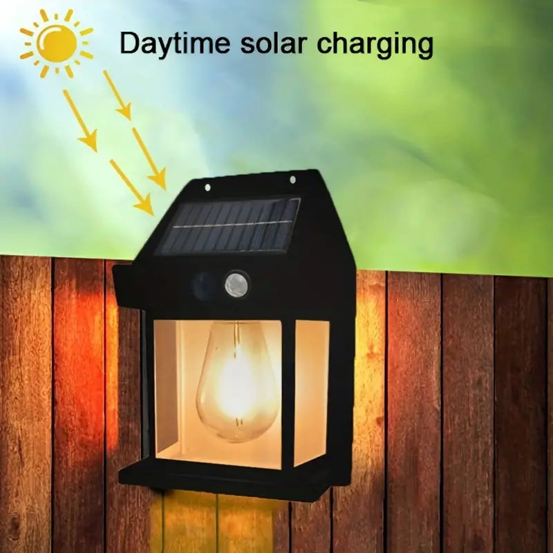 Solar Wall Lanterns Outdoor with 3 Modes-4