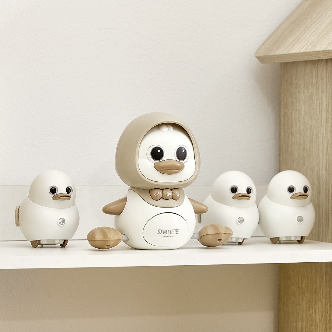 Crawling Mummy Duck Guiding Tummy Time Exercise Baby Toy-2