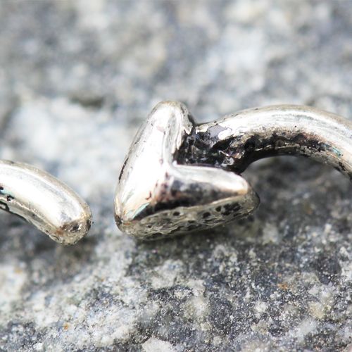 316L Stainless Steel Arrow Heart Cartilage Earring-2