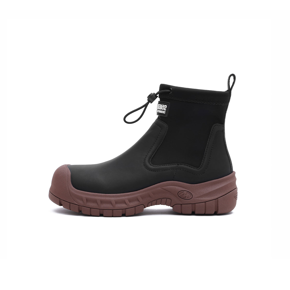 Cute Chunky Platform Chelsea Ankle Boots in British Style-6