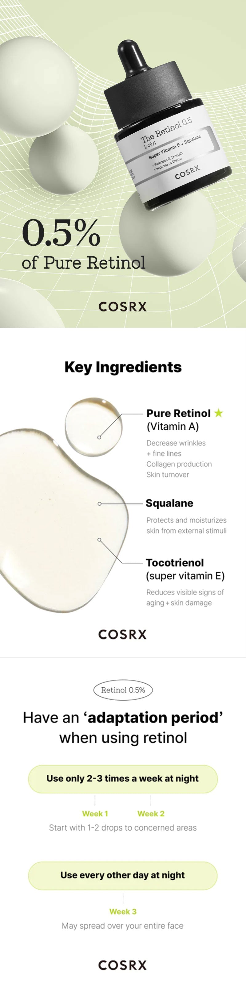 COSRX The Retinol 0.5 Oil 20ml-2