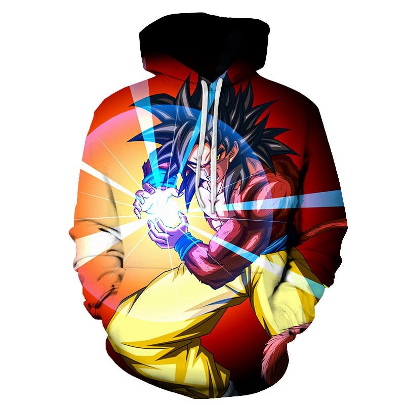 Dragon Ball Super 3D Hoodie Men /Women Spring Autumn Fashion Sweatshirt Unisex Japanese Anime Goku Print Jacket Outerwear-4