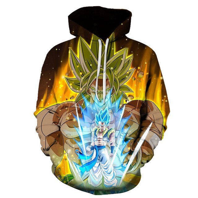 Dragon Ball Z Men's Summer Hoodies 3D Printing Super Saiyan Kid Black Zamasu Vegeta Jiren Dragonball Sweatshirt Hoodie-14