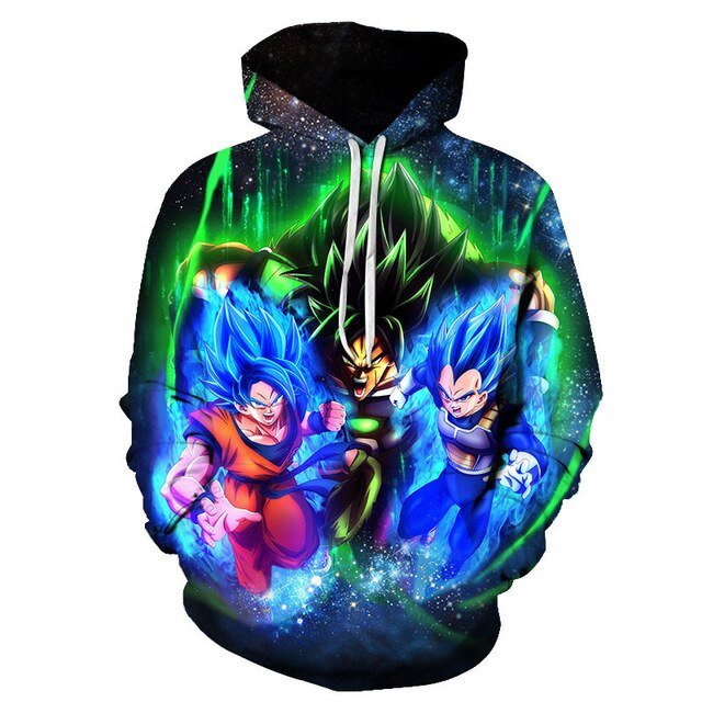Dragon Ball Z Men's Summer Hoodies 3D Printing Super Saiyan Kid Black Zamasu Vegeta Jiren Dragonball Sweatshirt Hoodie-6