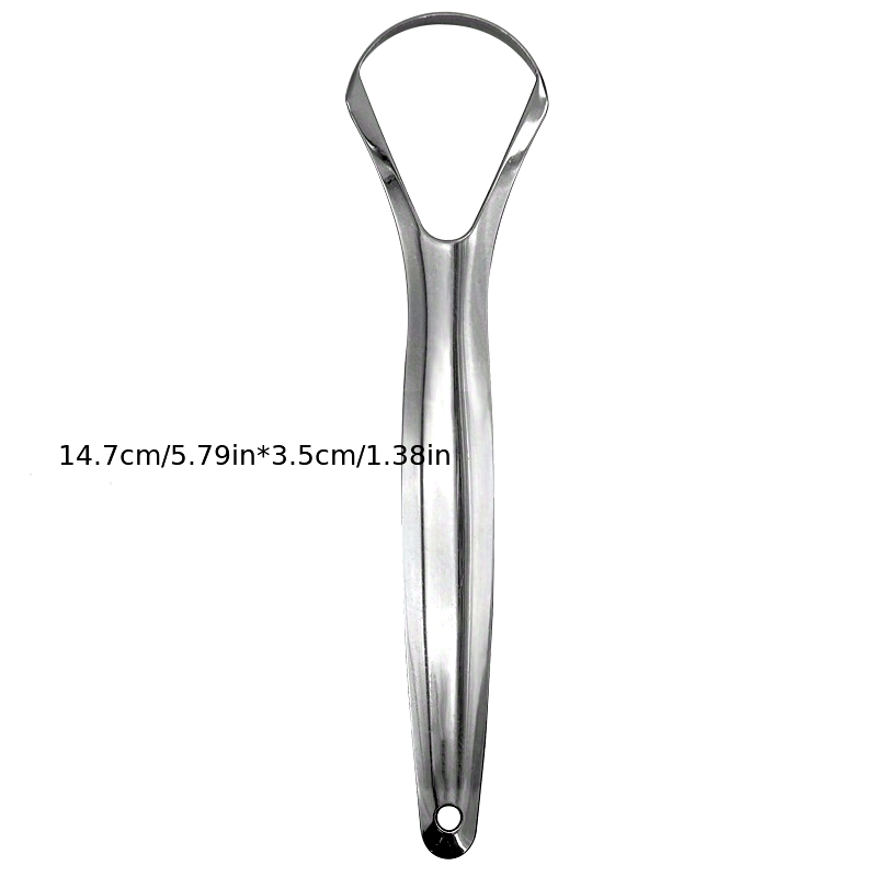 Tongue Scraper, Halitosis Reduction, Stainless Steel Tongue Cleaner, Metal Scraper, Tongue Scraper Cleaner For Fresh Breath