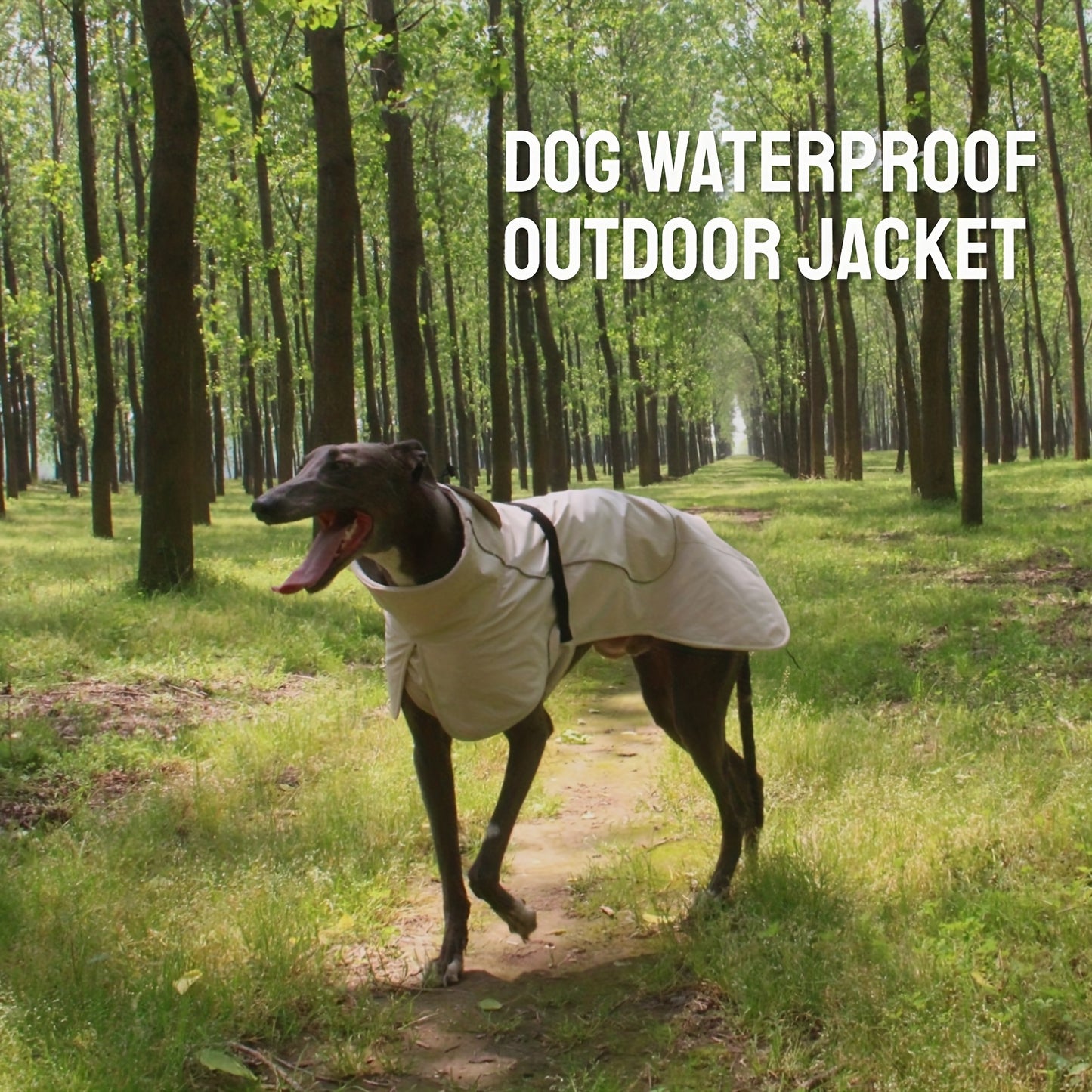 Waterproof Double-Layer Winter Dog Coats - Insulated, Windproof, and Reflective Dog Jackets for Large Dogs - Ideal for Rainy and Snowy Days, Easy to Put On and Take Off