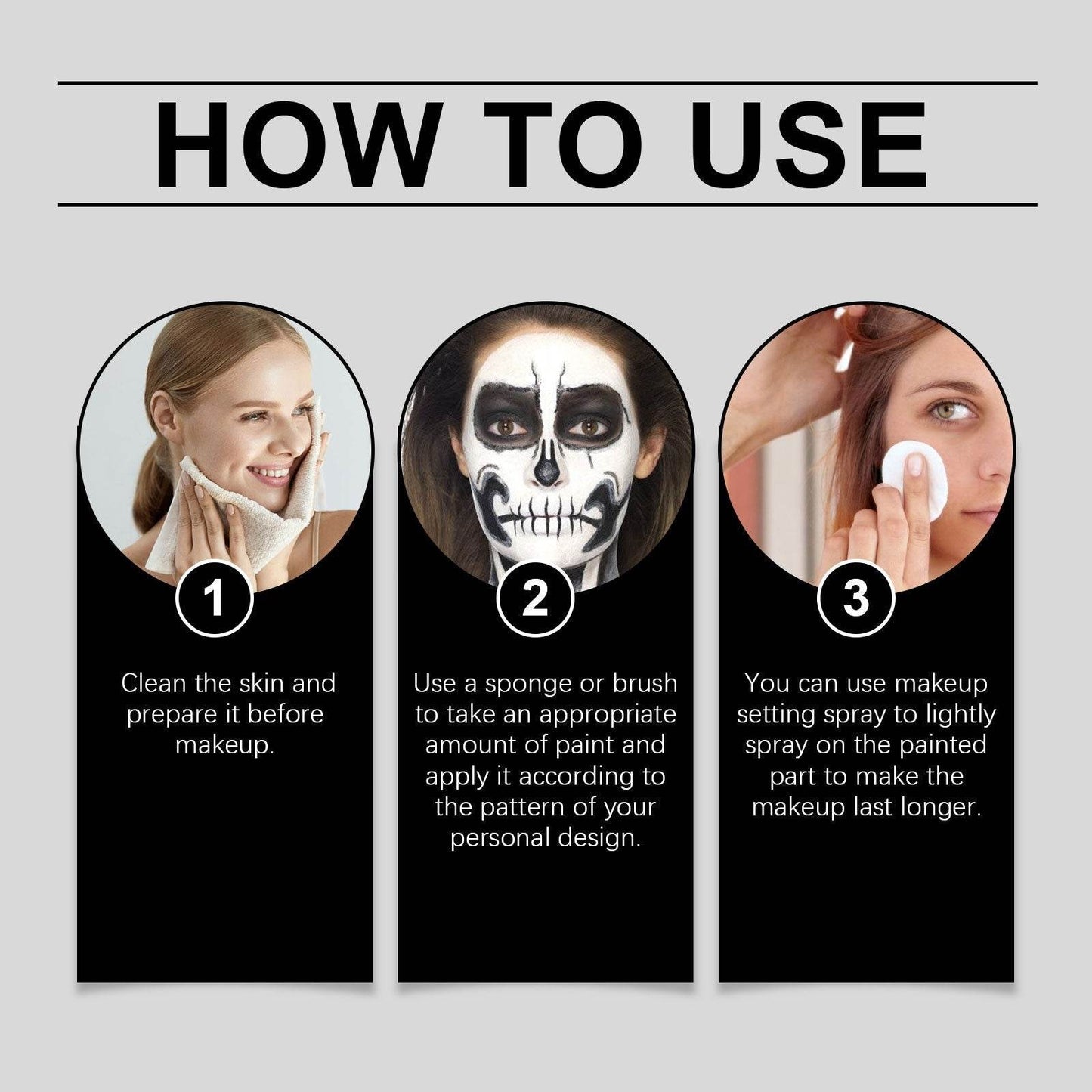 Halloween Face Colored Drawing Crayon Suit