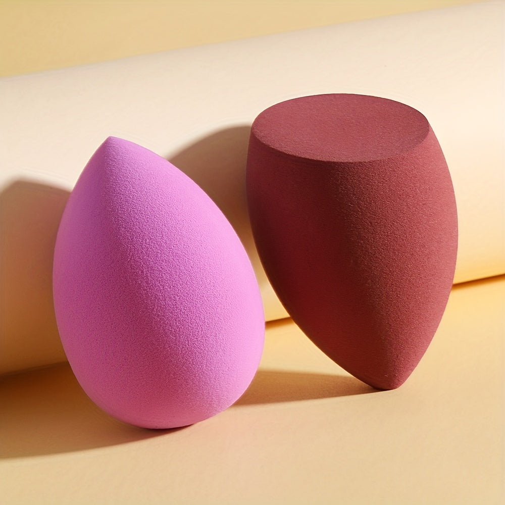 2 Pcs Makeup Sponges Makeup Puffs For Foundation Blender, Flawless For Creams, Powders And Liquids