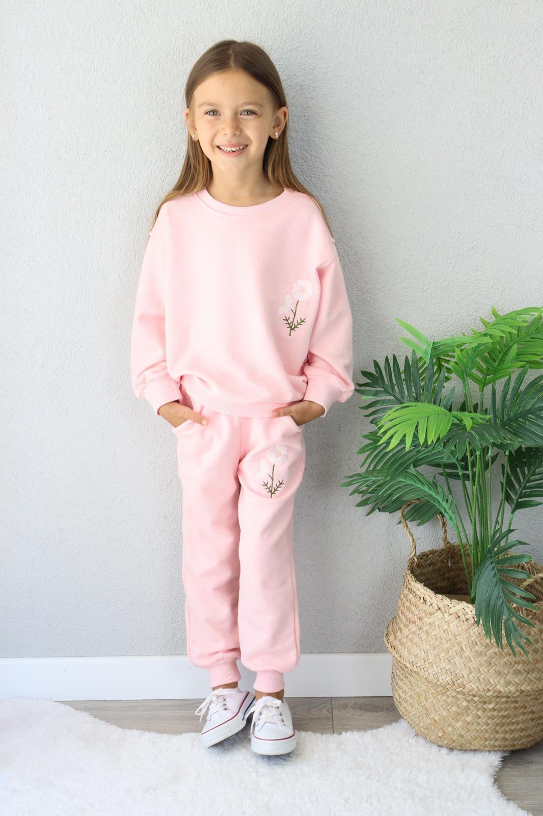 Soft Flower Casual Jogger Set-4