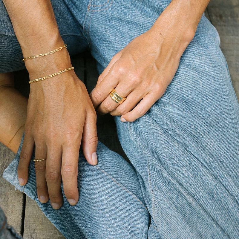 Link Gold Bracelet-1