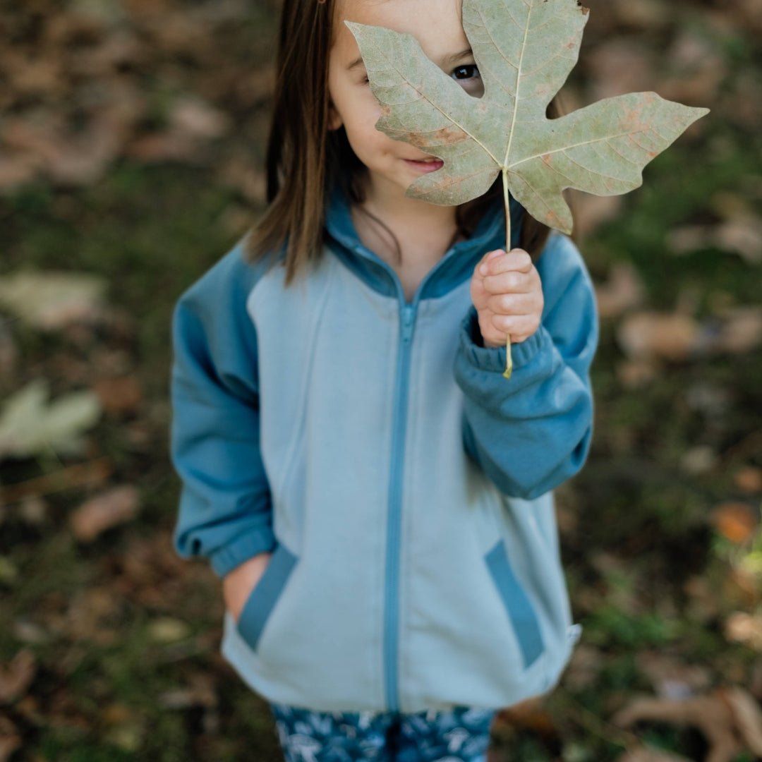 Kids Bamboo Fleece Bomber Jacket-4