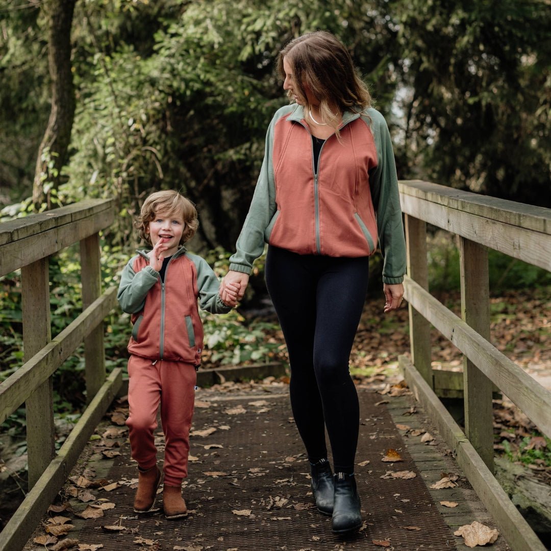 Kids Bamboo Fleece Bomber Jacket-3