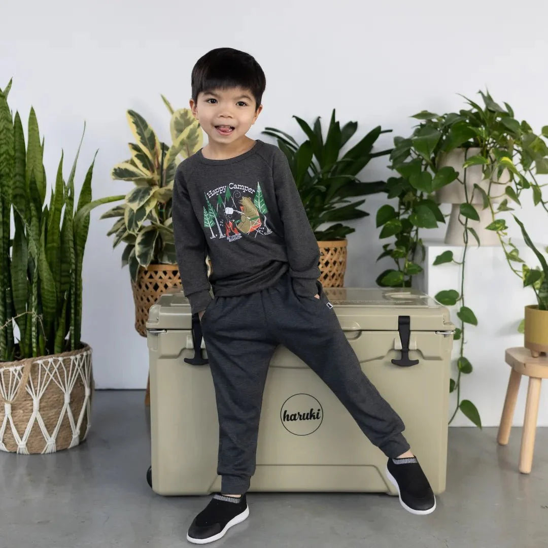 Kids Lightweight Bamboo Joggers-4