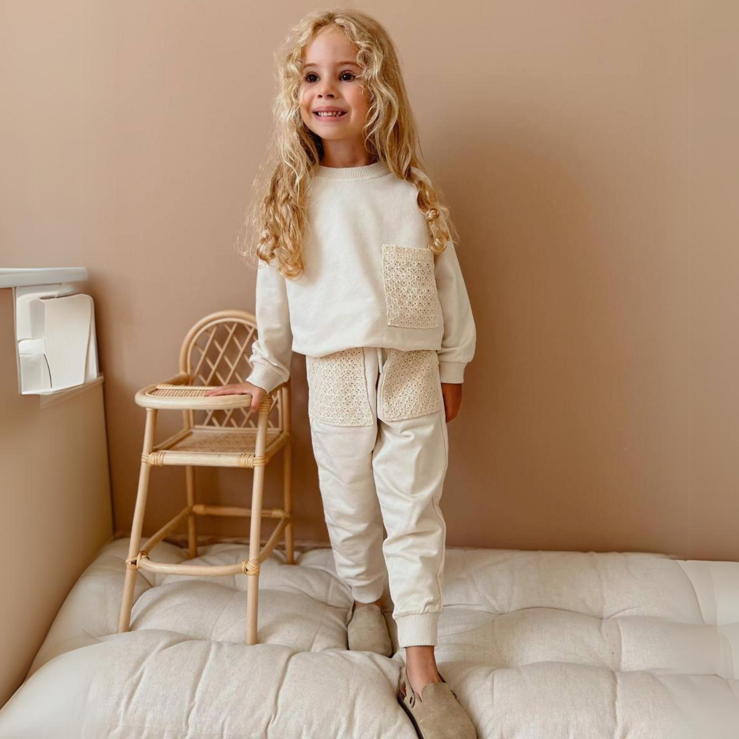 Fancy Lace Girls Stylish Set-0